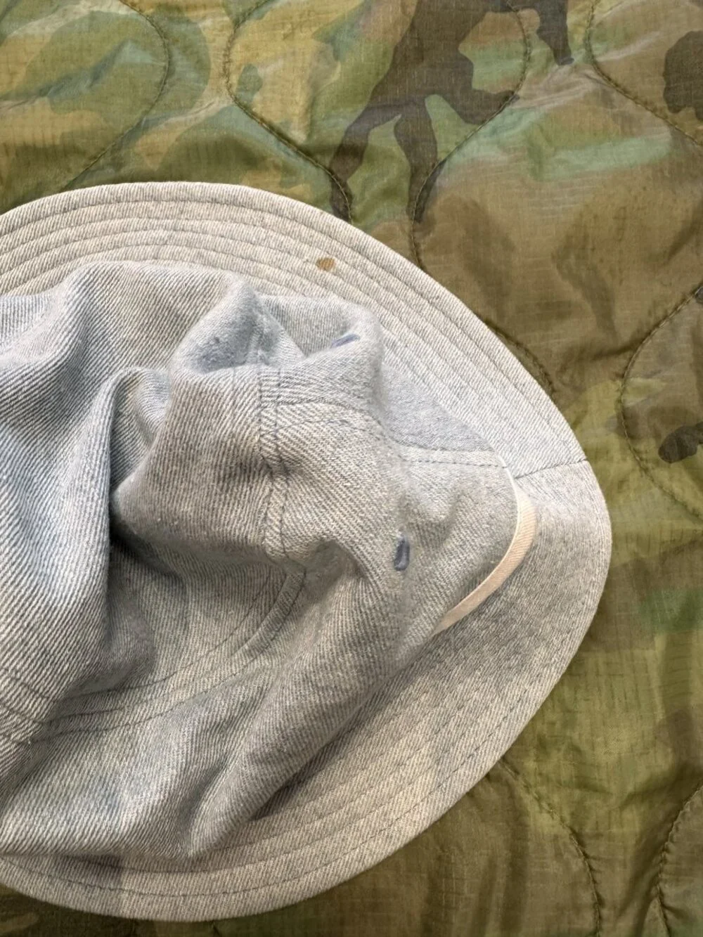 Empyre Bucket Hat Grey Heather Denim